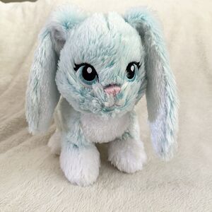 Build A Bear Merry Mint Floppy Easter Bunny Plush Rabbit Blue Stuffed Animal 12”